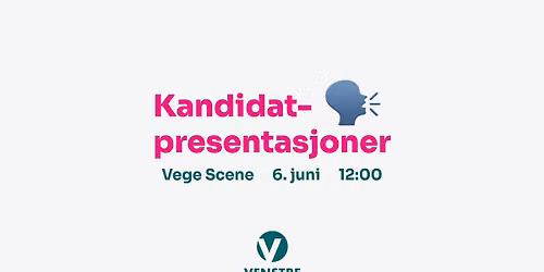 NY DATO! Kandidatpresentasjoner 