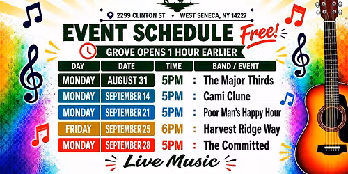 FREE-Music Mondays Are Almost Over For The Season!