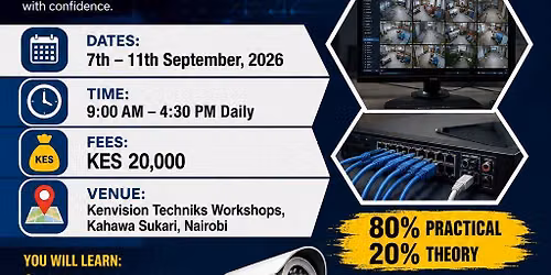 CCTV Architecture, Design, Installation & Management Skills Training