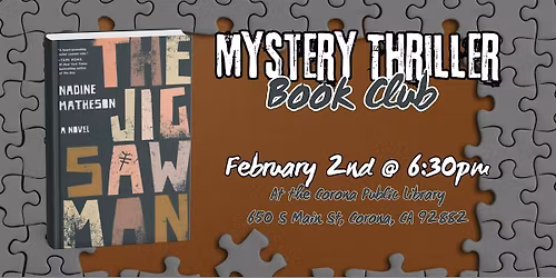 Book Club Discussion: The Jigsaw Man by Nadine Matheson