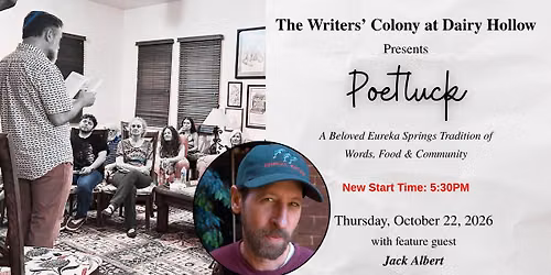 October Poetluck with Feature Guest Jack Albert