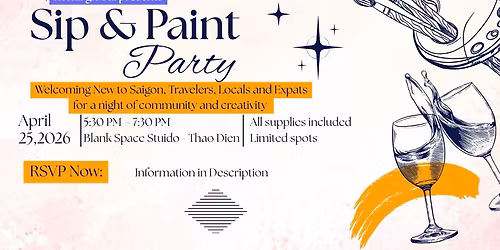 \ud83c\udfa8 Paint, Sip & Connect | An Evening with Homii x Blank Space
