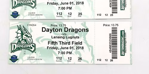 Dayton Dragons at Lansing Lugnuts at Jackson Field