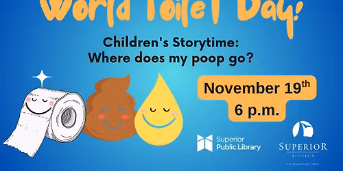 World Toilet Day Storytime: Where Does My Poop Go?