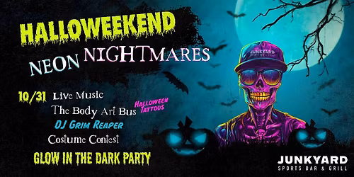 Halloween Party at Junkyard Sports Bar & Grill
