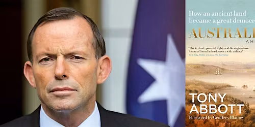 Tony Abbott launches his history of Australia in Brisbane
