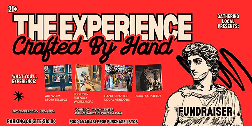The Experience "Crafted By Hand" Fundraiser