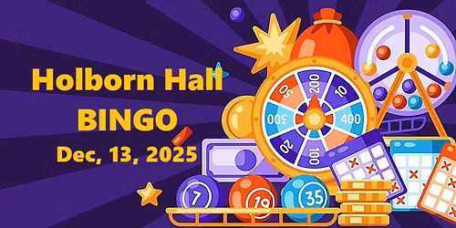 Holborn Hall December BINGO