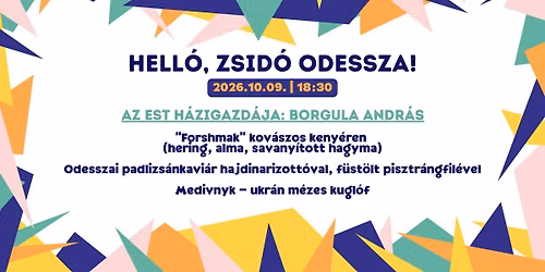 Hell\u00f3, zsid\u00f3 Odessza!