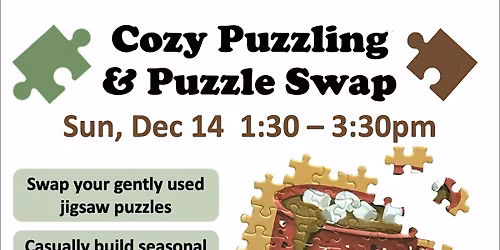 Cozy Puzzling & Puzzle Swap - State College, PA