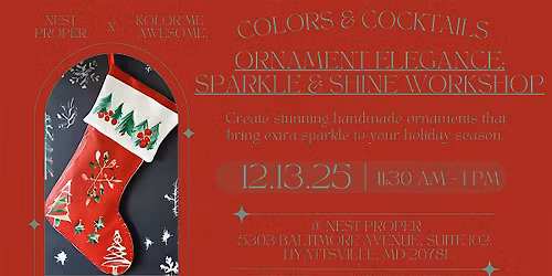Ornament Elegance: Sparkle & Shine Workshop