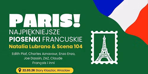 PARIS! Najpi\u0119kniejsze piosenki francuskie - Edith Piaf, Charles Aznavour, Enzo Enzo, Joe Dassin, Z