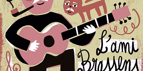 Herv\u00e9 Lech\u00e2ble chante L'ami Brassens