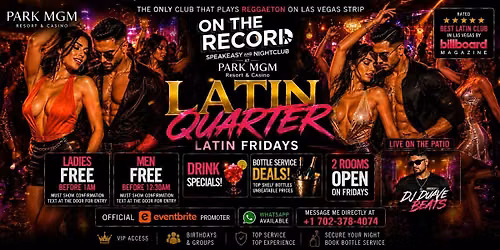 LATIN FRIDAYS AT PARK MGM