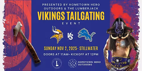Tailgate for a Cause \u2013 Vikings vs. Lions Tailgate