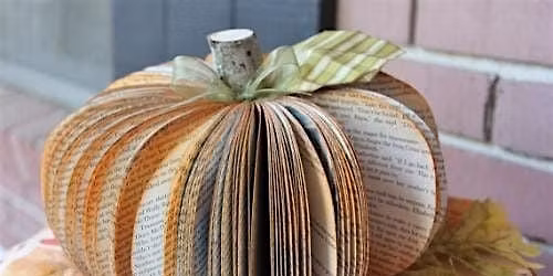 Adult Craft: Book Pumpkins