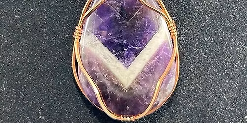 Basic Wire Wrapping Class - Create a wire-wrapped pendant with a stone cabochon; beginner-friendly!