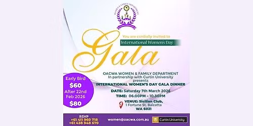 International Women Day Gala 2026