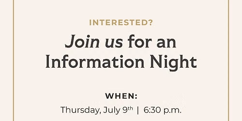 High School Seminar Info Night