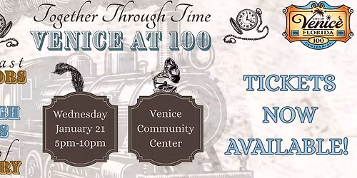 Together Through Time: Venice at 100 Tickets Now Available