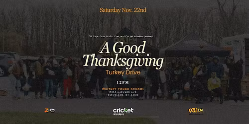 13th Annual A Good Thanksgiving Turkey Drive
