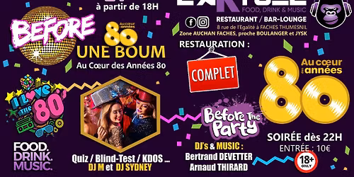 [BEFORE] UNE BOUM AU COEUR DES ANN\u00c9ES 80 @L'AKTUEL