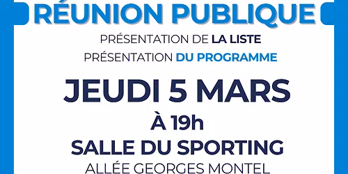 Podensac : derni\u00e8re r\u00e9union publique avant les #Municipales2026