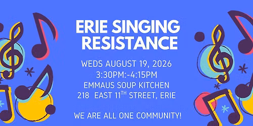 Erie Singing Resistance at Emmaus Soup Kitchen