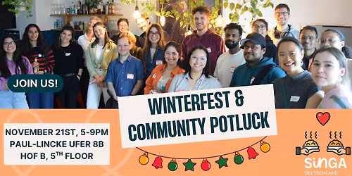 Winterfest for Belonging: A SINGA Community Dinner