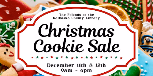 Annual Christmas Cookie Sale