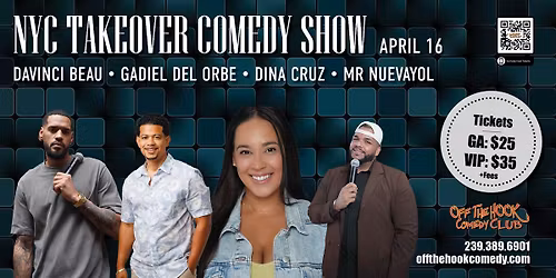 NYC Takeover Comedy Show Live in Naples, Florida!