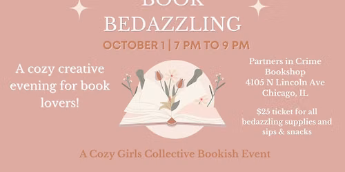 Book Bedazzling at Partners in Crime Bookshop