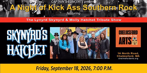 SKYNYRD'S HATCHET at Chelmsford Center for the Arts
