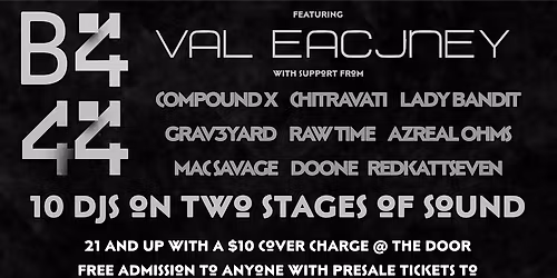 B4 4\u20224 featuring Val Eacjney