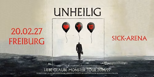 UNHEILIG - LIEBE GLAUBE MONSTER TOUR 2026\/27