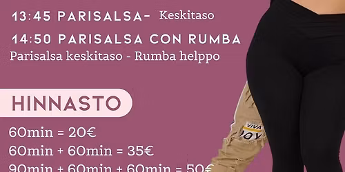 Bachata + Salsa Styling + Parisalsa Lahti 26.42026