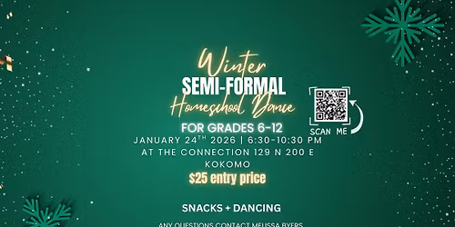 Winter Semi-Formal Homeschool Dance