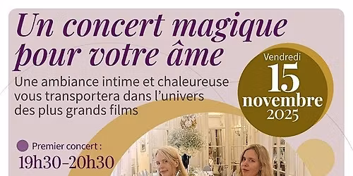 Un concert magique pour votre \u00e2me : Anastasiia et Victoria Chudo