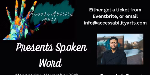 AccessAbility Arts Presents Spoken Word (November 2025)