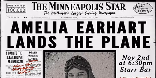 Amelia Earhart Lands the Plane