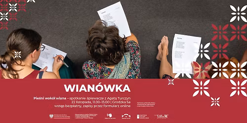 Pie\u015bni wok\u00f3\u0142 wiana | Spotkanie \u015bpiewacze z Agat\u0105 Turczyn