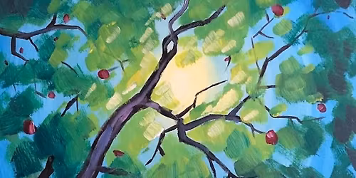 Cape Coral Fall Painting \u2013 Apple Tree
