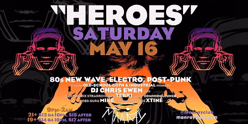 HEROES Saturday May 16th