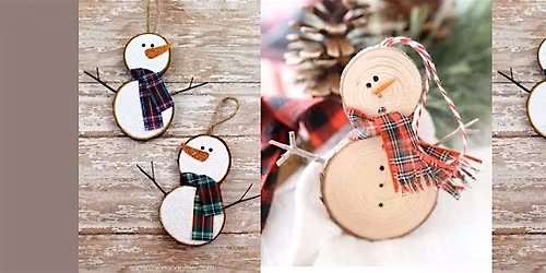 Kids Craft Class: Snowman Ornament #1