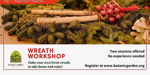 Make Your Own Fresh Wreath Workshop - Morning Session