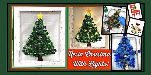 Resin Christmas - With Lights!