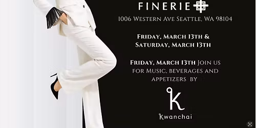 The Rossario George 2-Day Pop-up Experience @ FINERIE SEATTLE