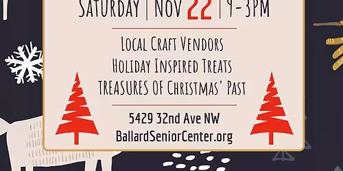 Holiday Bazaar & Bake Sale