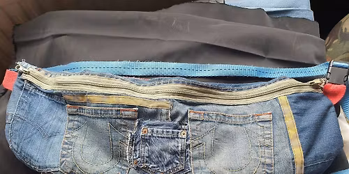 Upcycled Denim Crossbody Bag Sewing Class