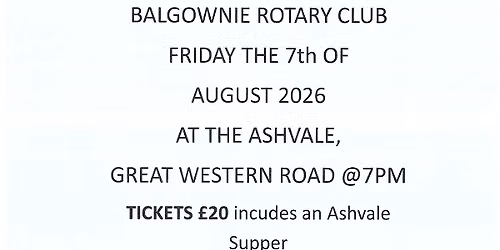 Bingo night Fund raiser at Ashvale restaurant